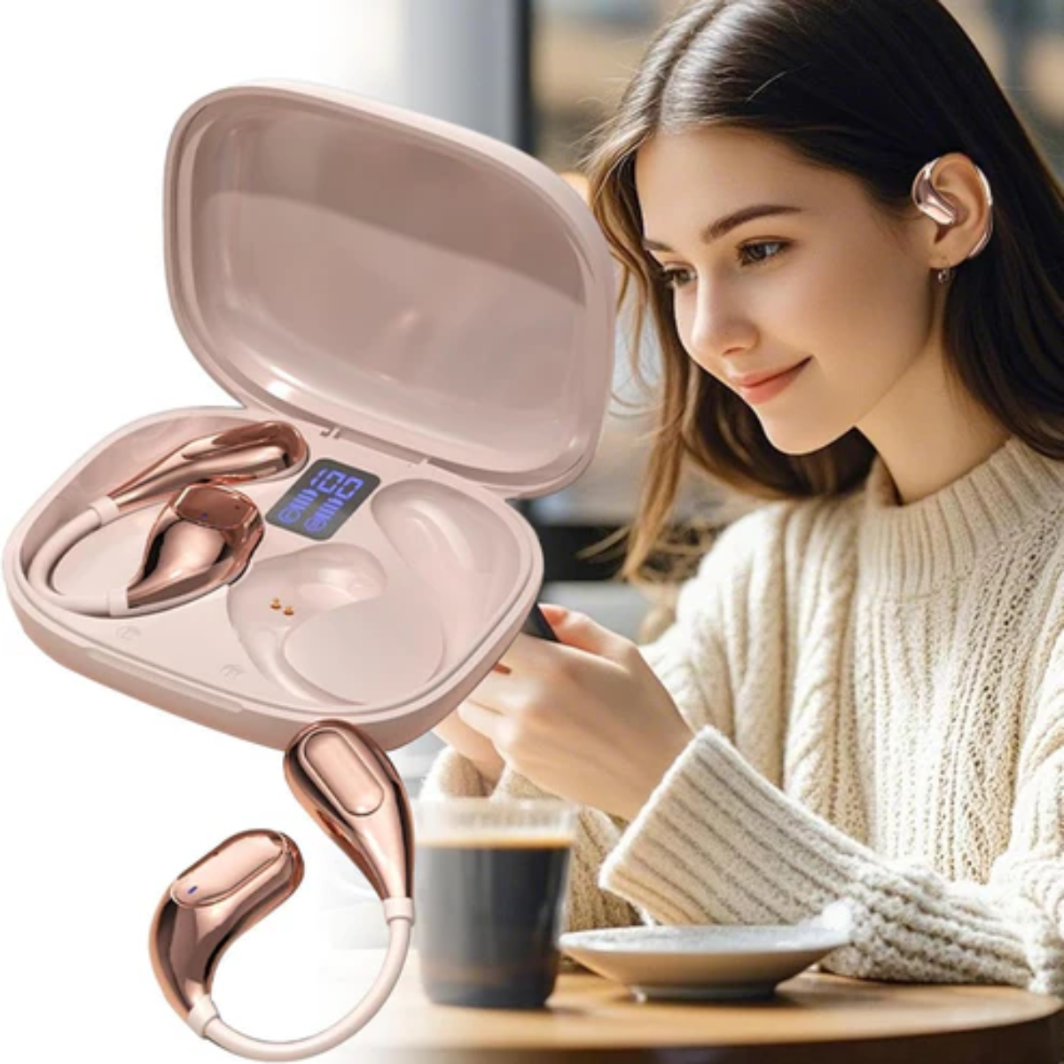 Ear-Hook Wireless Earbuds